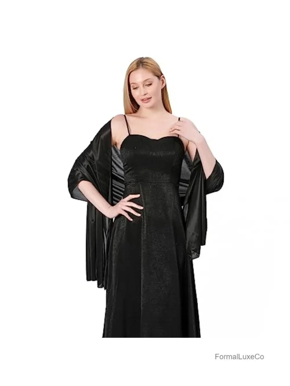 Elegant Soft Sheer Chiffon Stole Bride Wedding Scarf Wraps for Evening Dresses